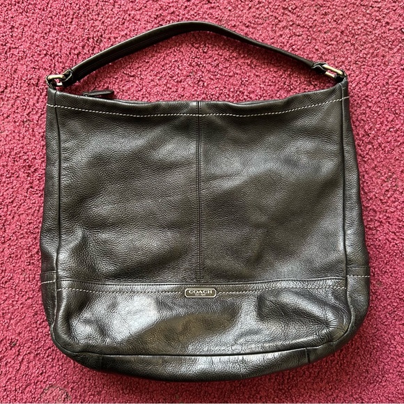 Coach Black Leather Hobo Bag - Picture 2 of 8